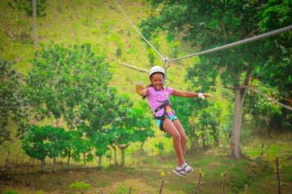 Zipline Xtreme Punta Cana 8 Lines and Hanging Bridge Adventure