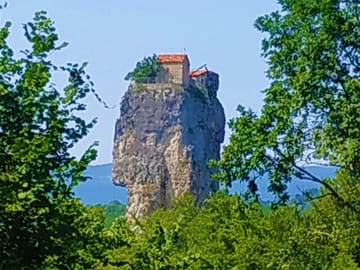 Natural limestone monolith "The Katskhi Pillar"
