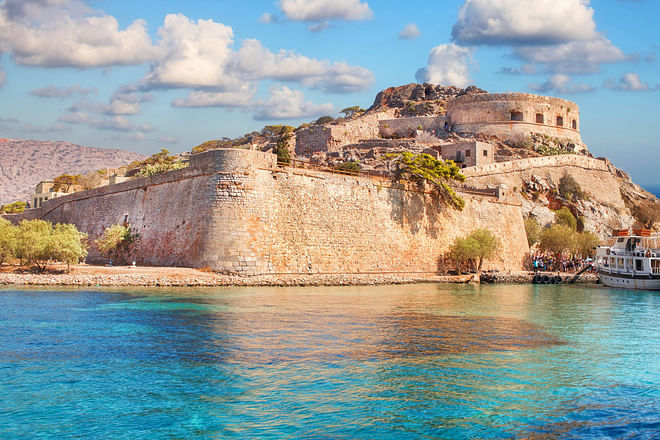 Kreta — Ruinen der Insel Spinalonga