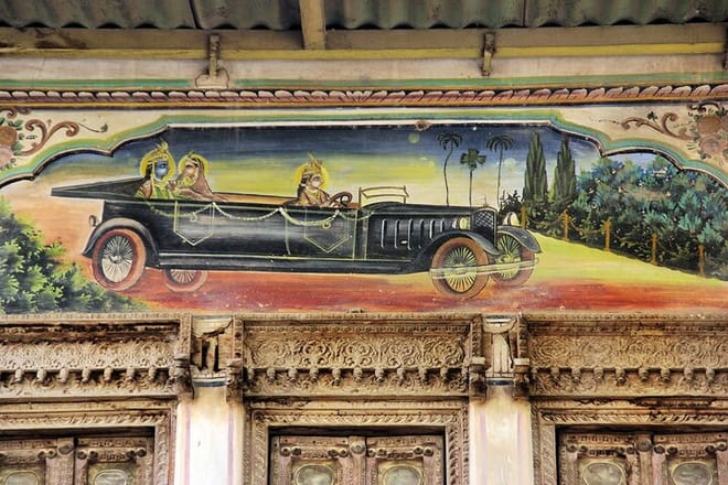 Painting in Mandawa Town