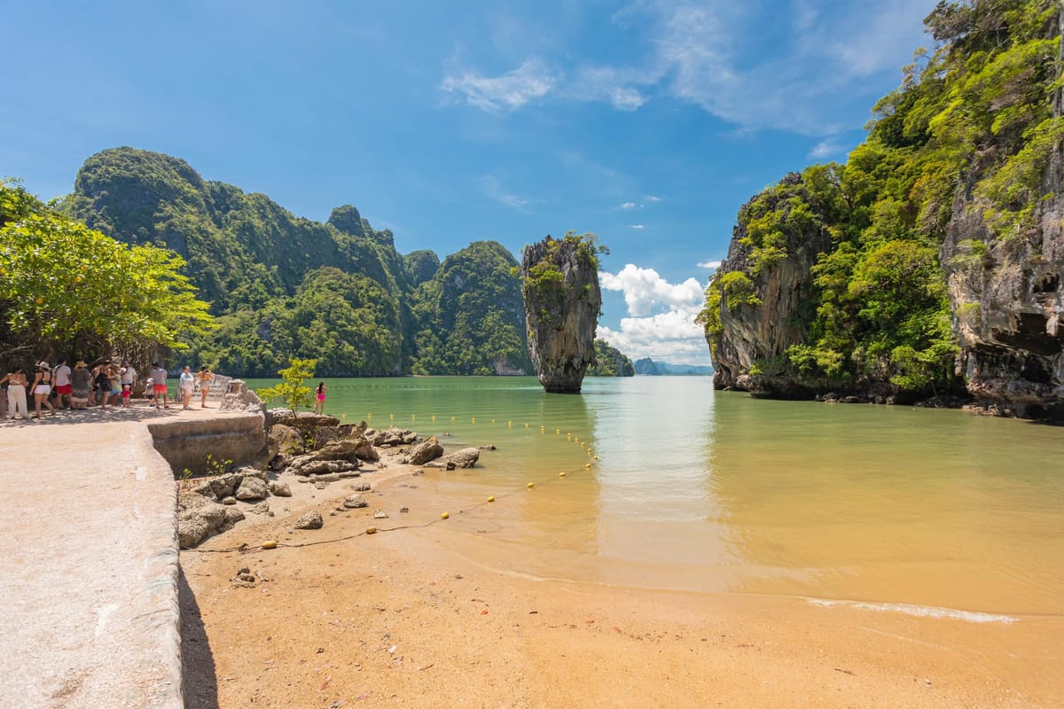 Phuket to James Bond island & Phang Nga Bay tour by private long tail boat