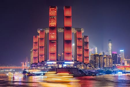 Chongqing Two Rivers Night Tour and Ciqikou Tour