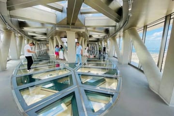 Edge Walk Experience at Sky Views Observatory in Dubai