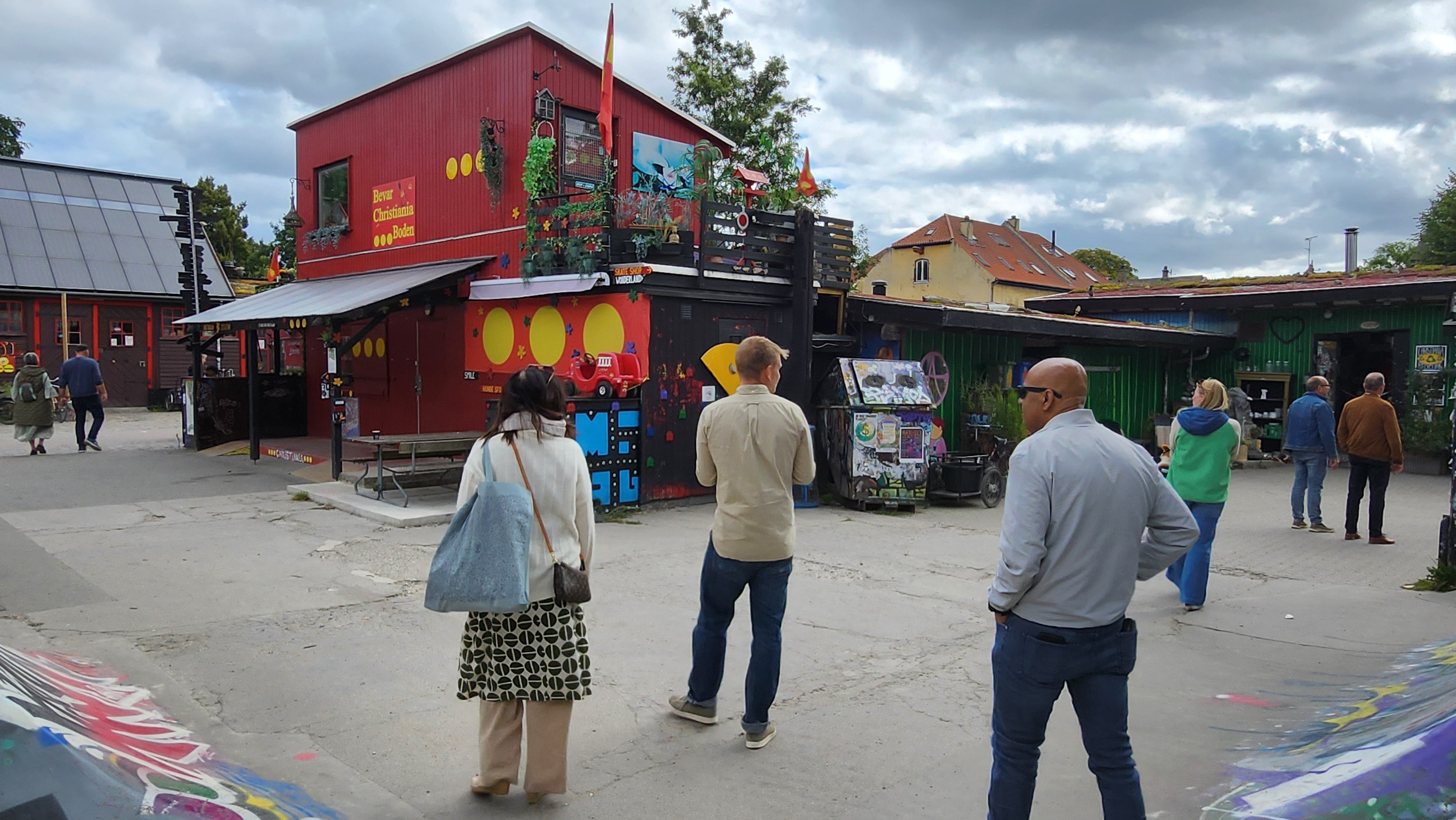 a guided walk in small groups with a local guide in Freetown Christiania, Copenhagen
