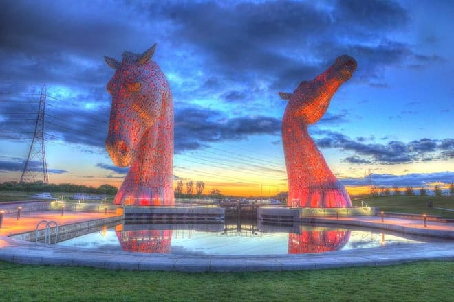 visit the Kelpies ,the Helix , Falkirk , Falkirk tours from Private tours Edinburgh