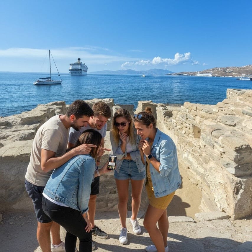 Mykonos Self-Guided Sherlock Holmes Murder Mystery Game 6