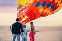 Dubai: Hot Air Balloon & Classic Land Rover Desert Ride 7