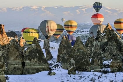 Cappadocia Hot Air Balloon w/ Champagne & Snack