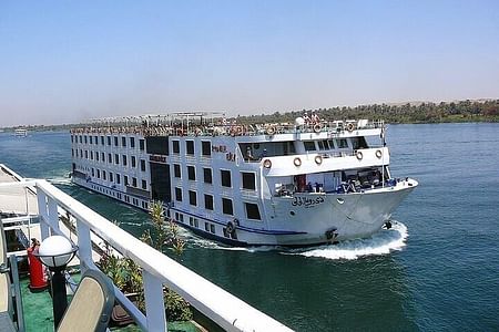 From Luxor: 7-Night Nile River Cruise, Hot Air Balloon with professional guide.