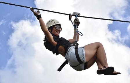 Ziplining Adventure Over Punta Cana's Lush Landscape