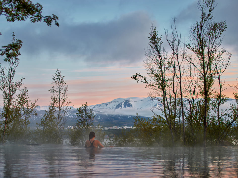 Forest Lagoon & Goðafoss Waterfall Tour from Akureyri — BusTravel Iceland