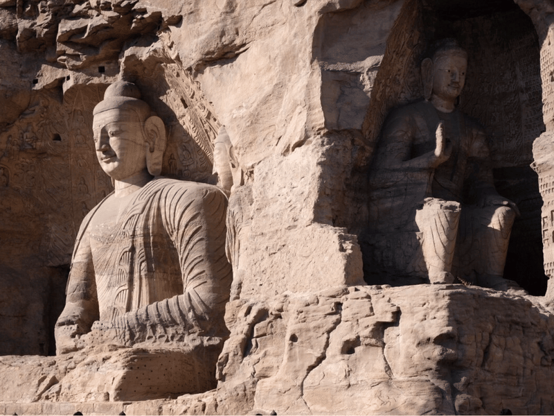 Datong: Transfer or Tour to Yungang Grottoes&Hanging Temple
