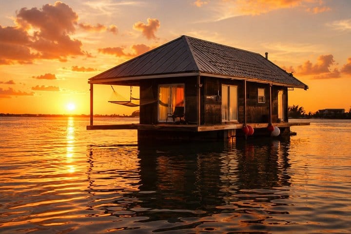 Golden-hour sunset cruise on Florida Bay