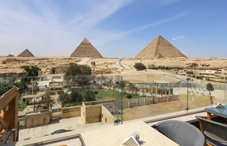 Pyramids View Terrace with Breakfast or Lunch or Dinner