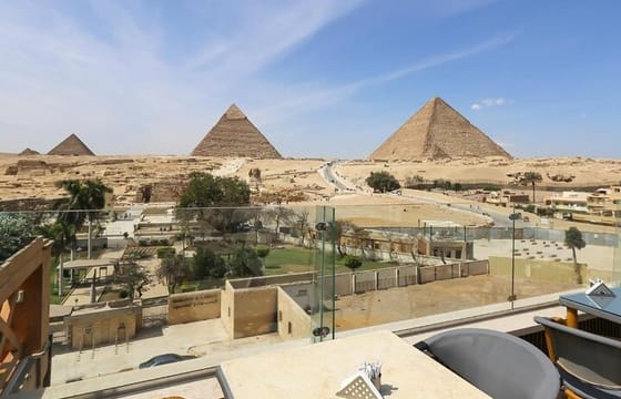 Pyramids View Terrace with Breakfast or Lunch or Dinner