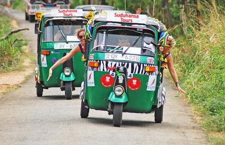 Tuk Tuk Safari Tour in Wathuregama, Sri Lanka