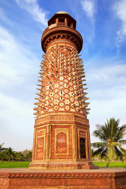 Elephant Tower in Fatehpur Sikri 