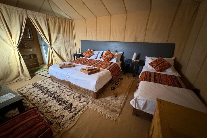 Camel Trekking Adventure in Erg Chebbi Desert with Sunset & Sunrise Views