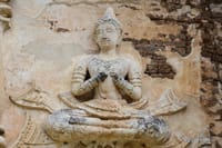 Morning sunrise Doi Suthep+Thai way Monks Alms Offering  8