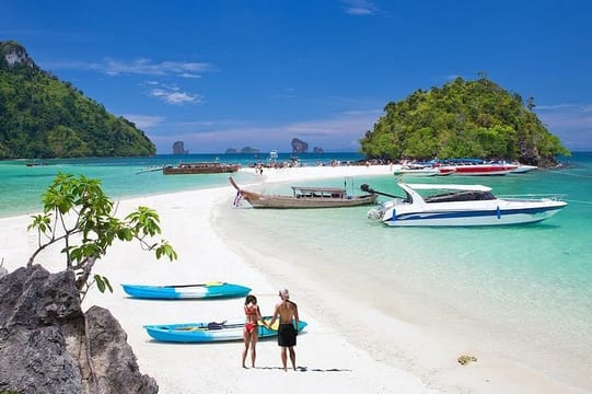 Explore Krabi’s 4 Islands by Speedboat – Full Day Tour