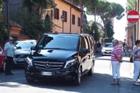 One of our new Mercedes Viano during a Rome tour