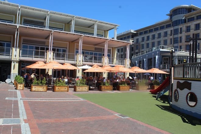 Lunch after Robben island tour
