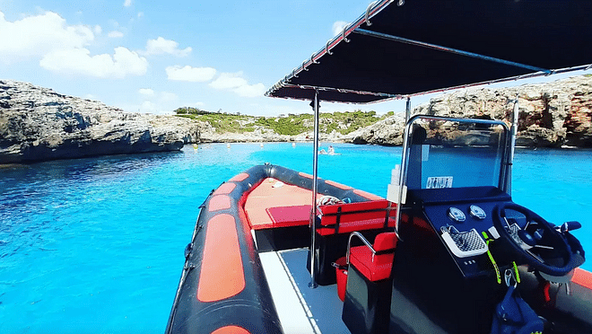 Excursión de 3 horas en barca por la costa sur de Menorca