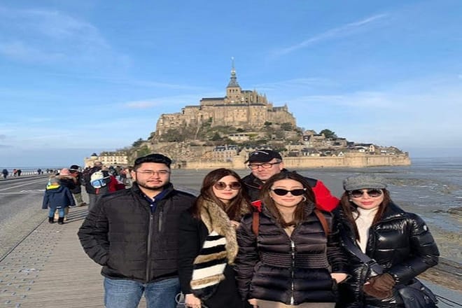 at the Mont St Michel