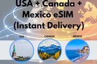 USA + Canada + Mexico eSIM (Instant Delivery) 1