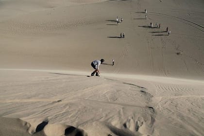 Dune Buggy at Huacachina desert in Ica