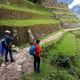 Hiking along the original Inca Trail