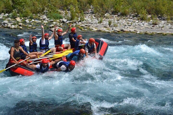 Canyoning, Rafting and Zipline Adventure from Belek and Antalya