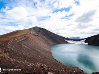 Hnausapollur Crater Lake