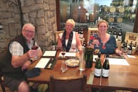 Tour operator sharing the S A Wines with her parents
