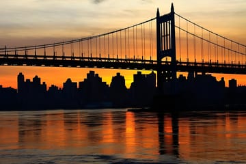 Sunset Skyline Cruise Near Statue of Liberty in New York
