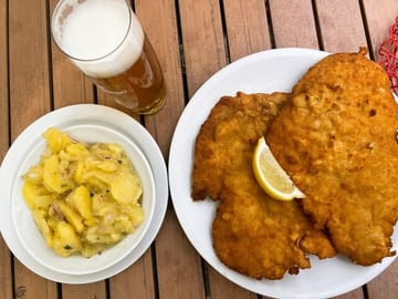 Perfect Pair: Schnitzel & Craft Beer. DELICIOUS!