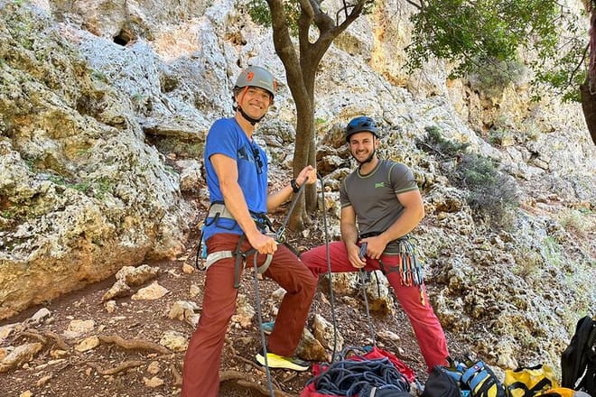 Rock Climbing with a Guide in Chania Therisos Gorge photo 2