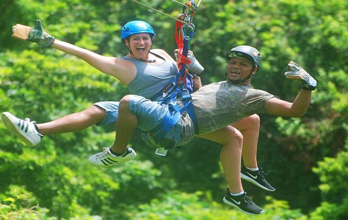 Mega Excursion Zipline, City Tour, Chocolate & Rum Factory, Beach