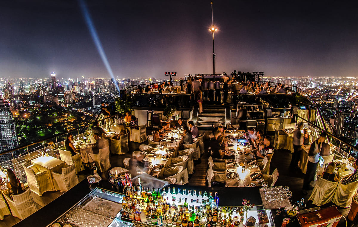 Vertigo Rooftop Fine Dining at Banyan Tree Bangkok