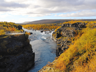 Hraunfossar waterfalls