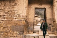 Door of the Inca at Ollantaytambo
