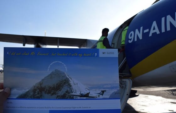 Everest Mountain Flight Tour with Ticket and Luxury Vehicle