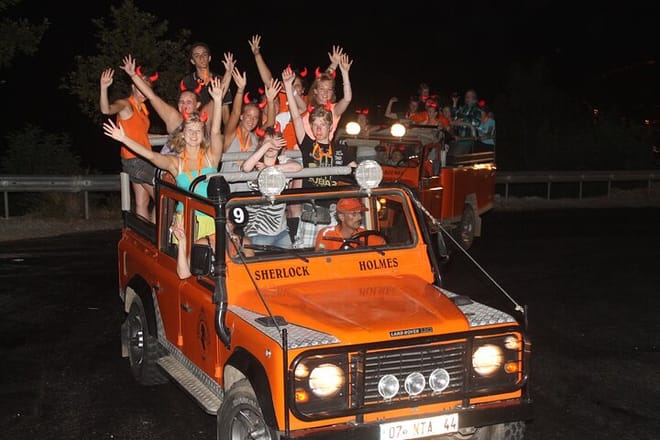 Alanya: Sunset Night Safari with Boat Trip incl. Dinner 4