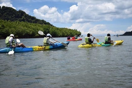 Krabi kayak at Ao Thalane