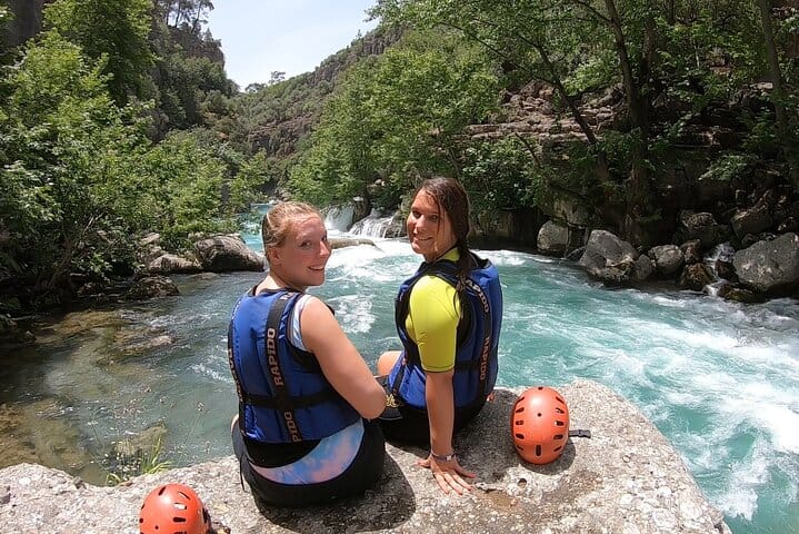 Canyoning, Rafting and Zipline Adventure from Belek and Antalya