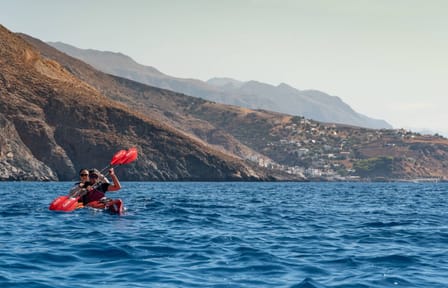 4-Day Sea Kayak Adventure Along Crete's Stunning Coastline