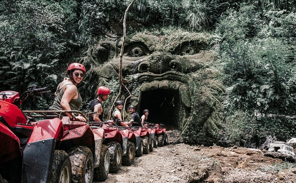 ATV Adventure in Ubud with Monkey Forest and Temple Visit