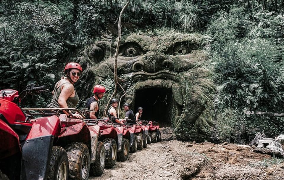 ATV Adventure in Ubud with Monkey Forest and Temple Visit
