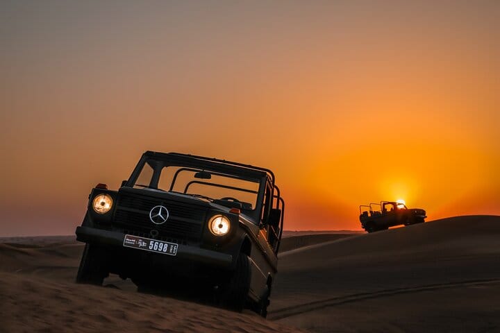 Dubai Heritage Safari in Vintage Land Rover Al Marmoom Oasis 10