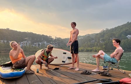 Kayaking and Stand-Up Paddleboarding in Dalat, Vietnam